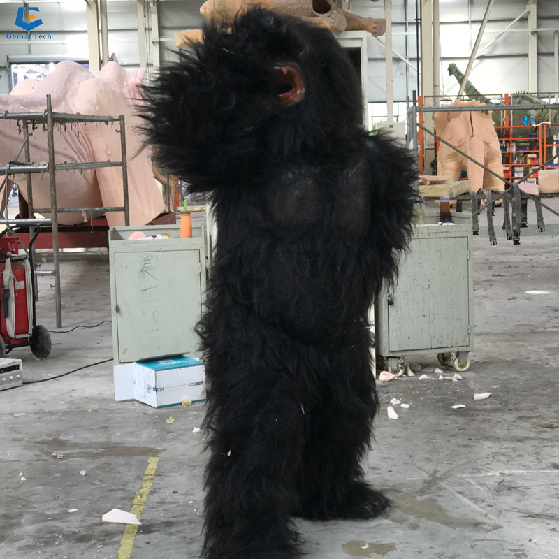 CCDC22 Realistic fur suit simulation animal costume life size gorilla costume for sale