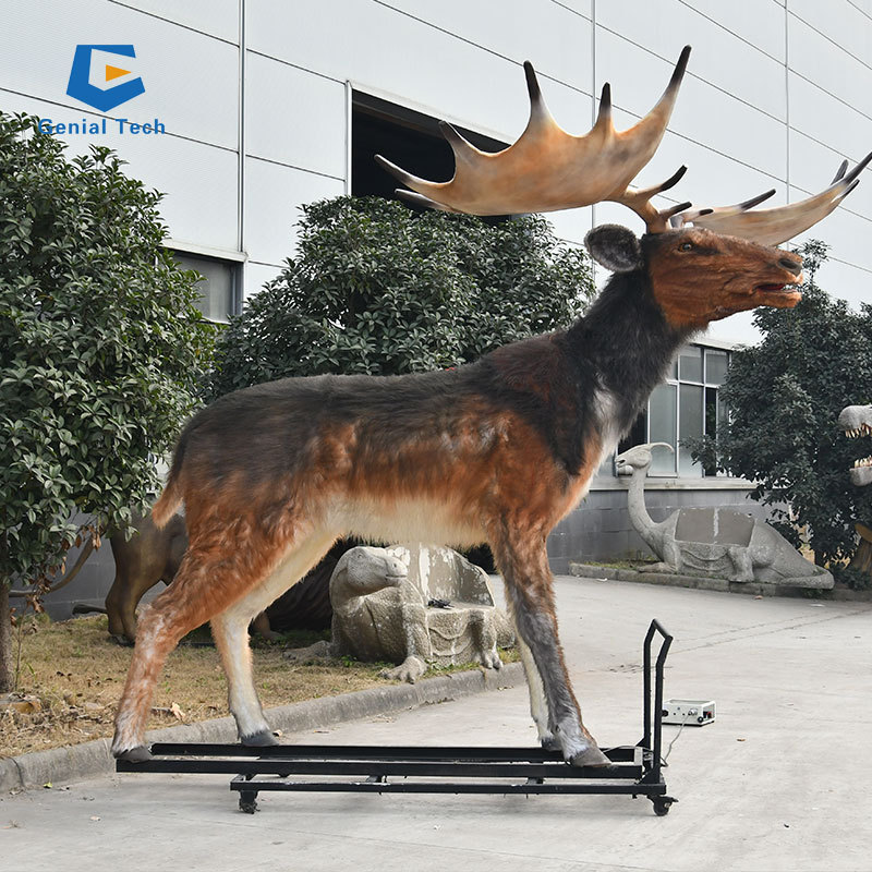 JN-Z23J26 2023 New Animatronic Animal Deer Model Christmas Decoration Reindeer Model High Realistic model for Sale