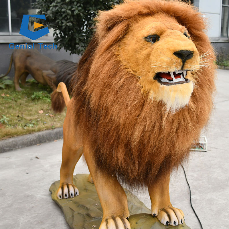 JN-Z23JL14 2023 Hot Sale Realistic Lion Model Animatronic Animal Lioness Model for Sale