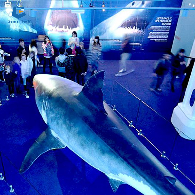 Life Size Animatronic shark theme  park animatonic model shark