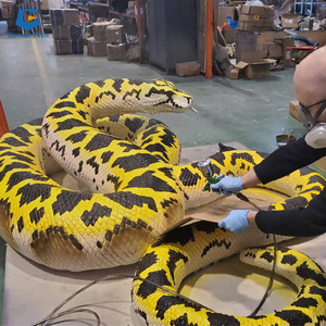 AA-11 Outdoor Amusement Park Life Size Snake Animatronic  Python