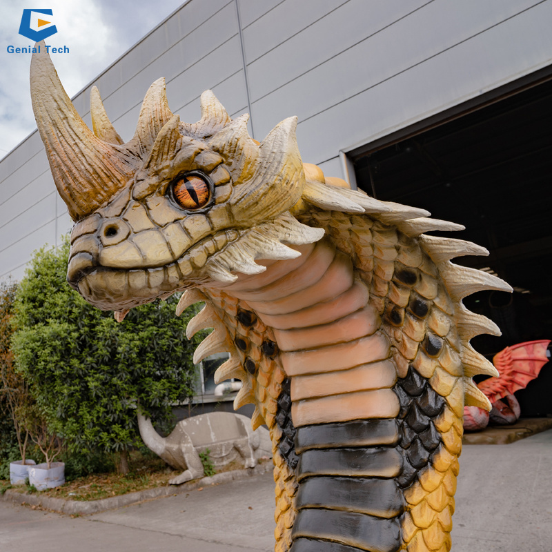 AA-28 Customize Halloween Animatronics Animal Robot Basilisk Snake