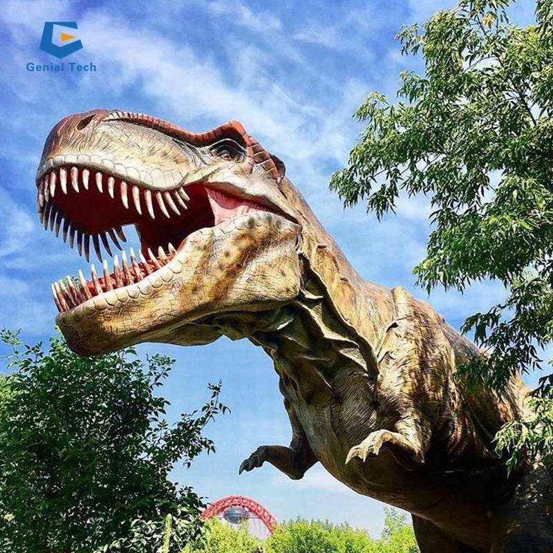 The Theme park large attraction realistic animatronic dinosaurs model