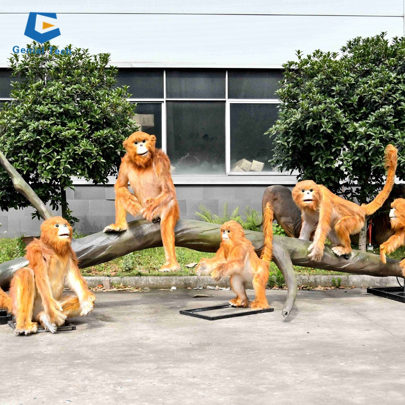 CCAA11 Most Attractive Vivid animated monkey model animatronic realistic monkey for theme park