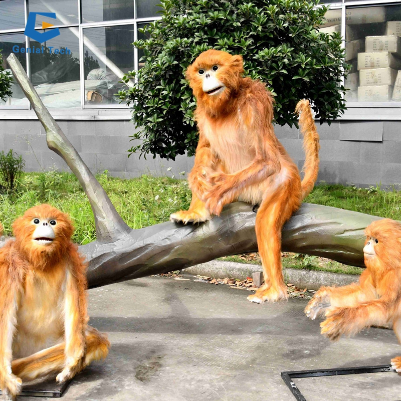 CCAA11 Most Attractive Vivid animated monkey model animatronic realistic monkey for theme park