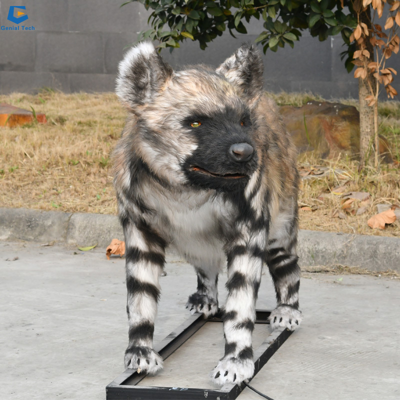 AA10 Animal Park Simulation Animal Animatronic Life Size Hyena For Sale