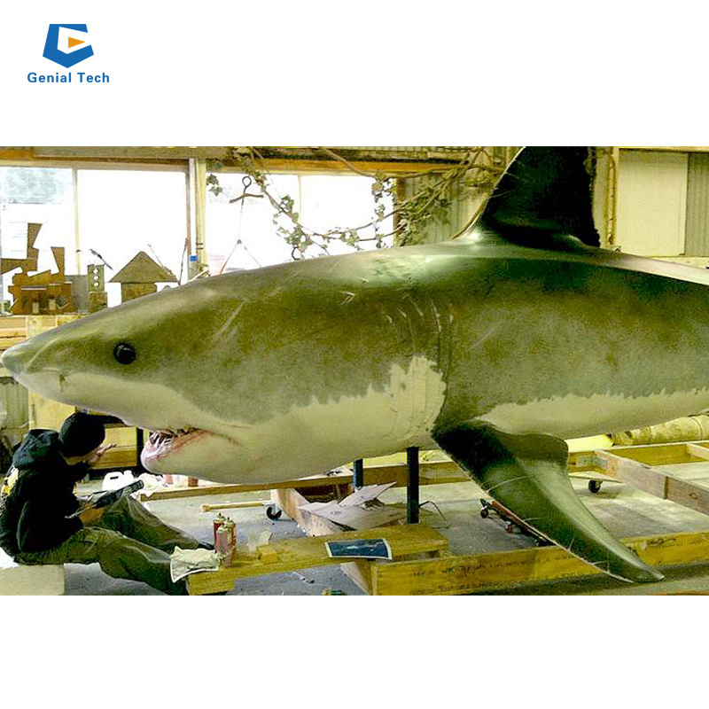 Life Size Animatronic shark theme  park animatonic model shark