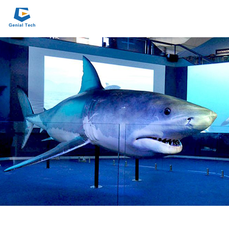 High quality animal shark models museum Robotic Shark animatronic for Sale