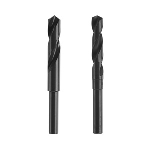 Metal steel Hole Drilling Cutter HSS Cobalt Sliver and deming twist drill black oxide 1/2 inch Reduced shank drill bits