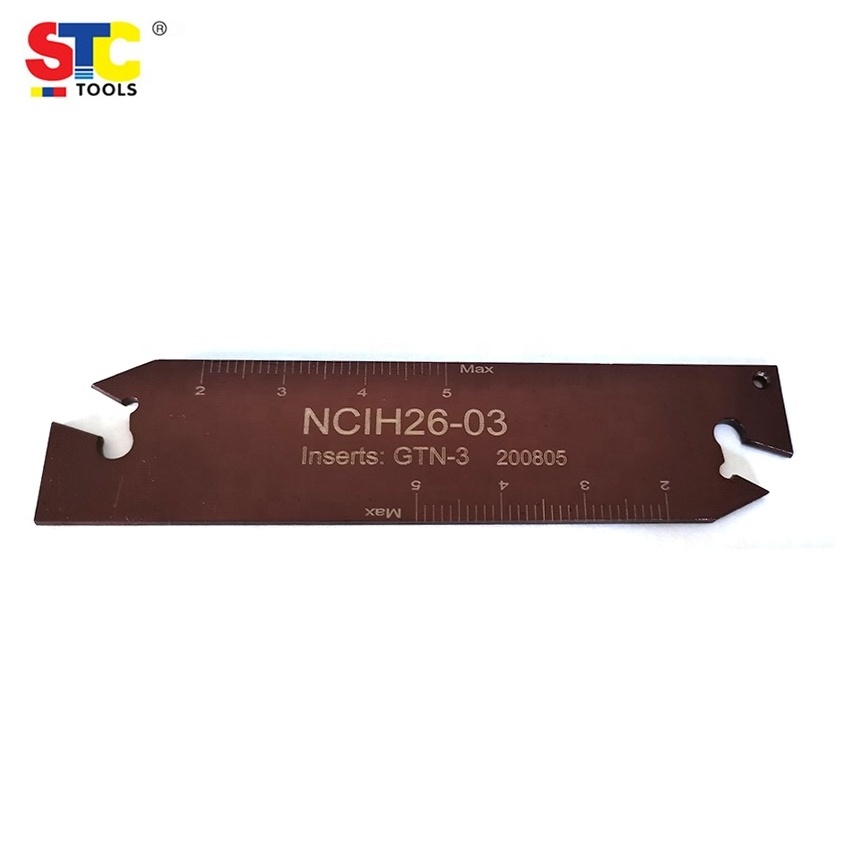 CNC  NCIH DGFH SPB SMGB Adjustable Grooving Blade for Self Lock Cut off Blade GTN Carbide Insert Holder