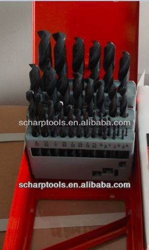 Metal drilling Din338  Hole Cutter Power Tools High speed steel Cobalt HSS 29pcs twist drill bit set