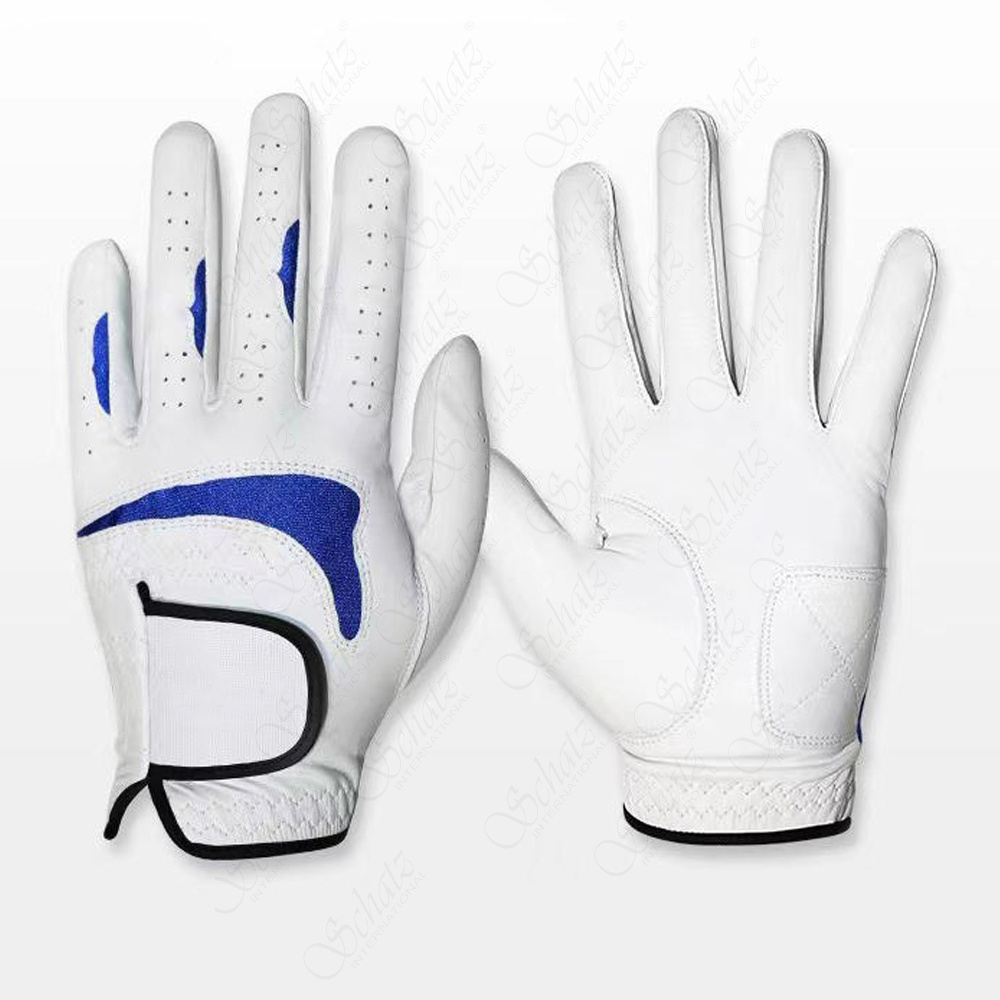 OEM Manufacturer Custom Wholesale LOGO Golf Gloves Cabretta Leather For men & Women Kid Golf Sheepskin Golf Gloves