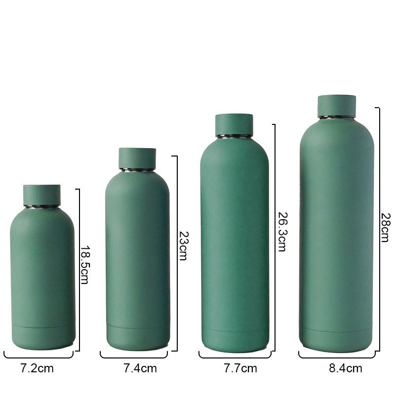 Factory custom logo double wall stainless steel cup insulated drink bottle tumbler water bottle 500 ml thermal