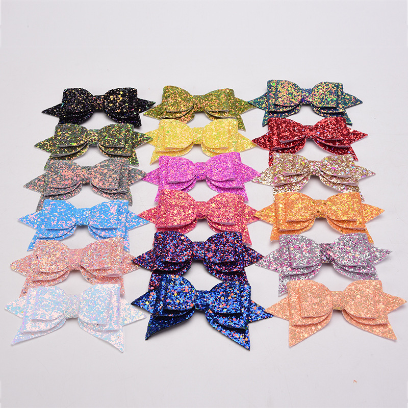 RTS IN STOCK Free Shipping bling glitter bow straw topper charms for tumbers decoration wholesale custom 3d straw topper