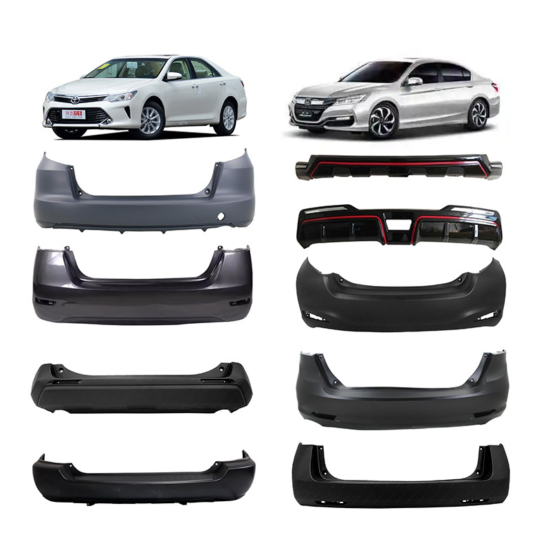 For Toyota Honda OEM ODM Auto Car Rear Body Kit Bumper Frame Support Car Rear Bumper For Japanese  Nissan