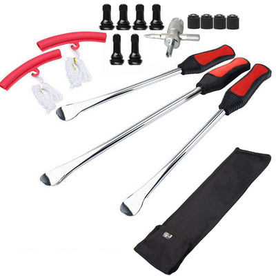 14.5 inch Steel Tire Spoons Tool Set Motorcycle Tire Removal Sets Repair Kit With Changing Lever Tools Rim Protector