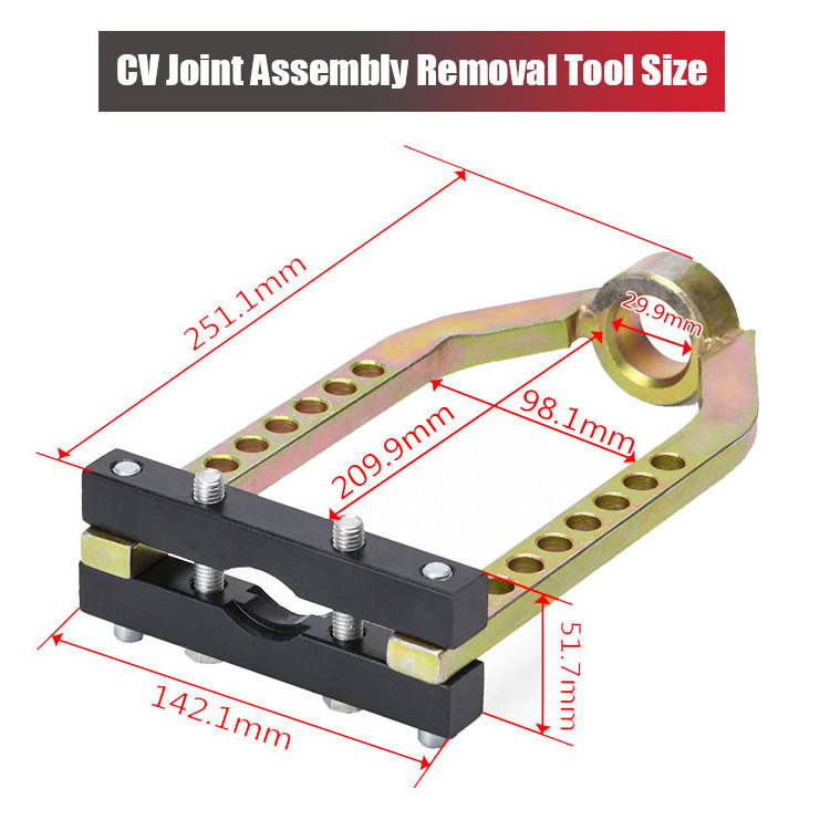 Other Vehicle Tools Heavy Duty Universal Propshaft Separator Splitter Remover Fully Adjustable Assembly Tool CV Joint Puller