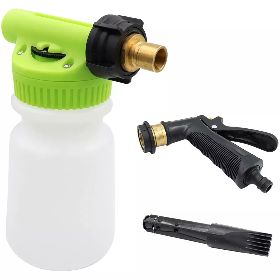 Garden Hose Cleaning Washing Washer Snow Foam Cannon Lance Spray Sprayer Car Wash Foam Gun