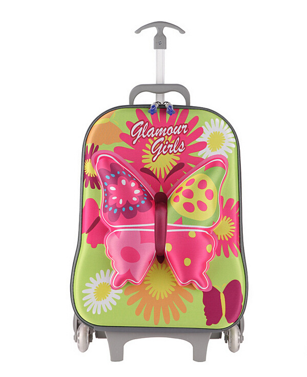 3D EVA Trolley Bag for Kids Child school trolley bag