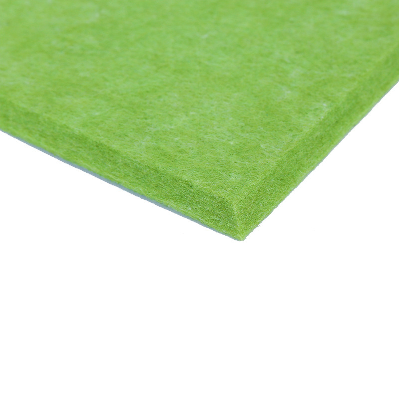 Recycled interior design material office wall screen soundproof noise absorbing ceiling polyester fiber PET acoustic felt