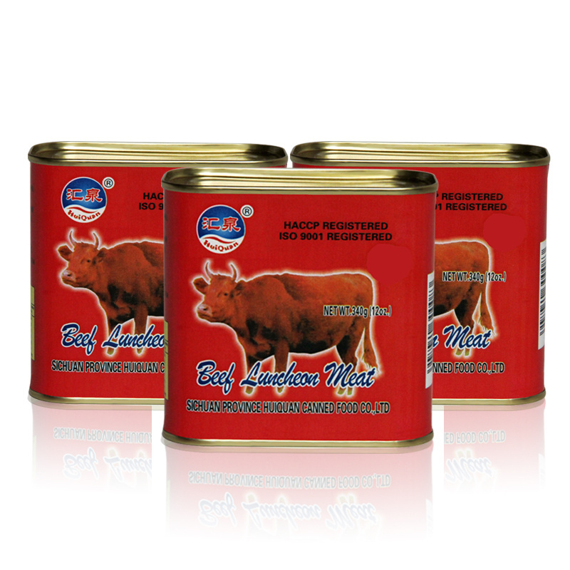 Factory Best Selling Meat china Can Luncheon Oem Brands Products Tinned Halal Canned Beef Luncheon Meat