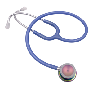 Sell Well HONSUN HS-30J Premium Dual Head Black Rose Gold Pink Precordial Id Tag Best Fetal Stethoscope