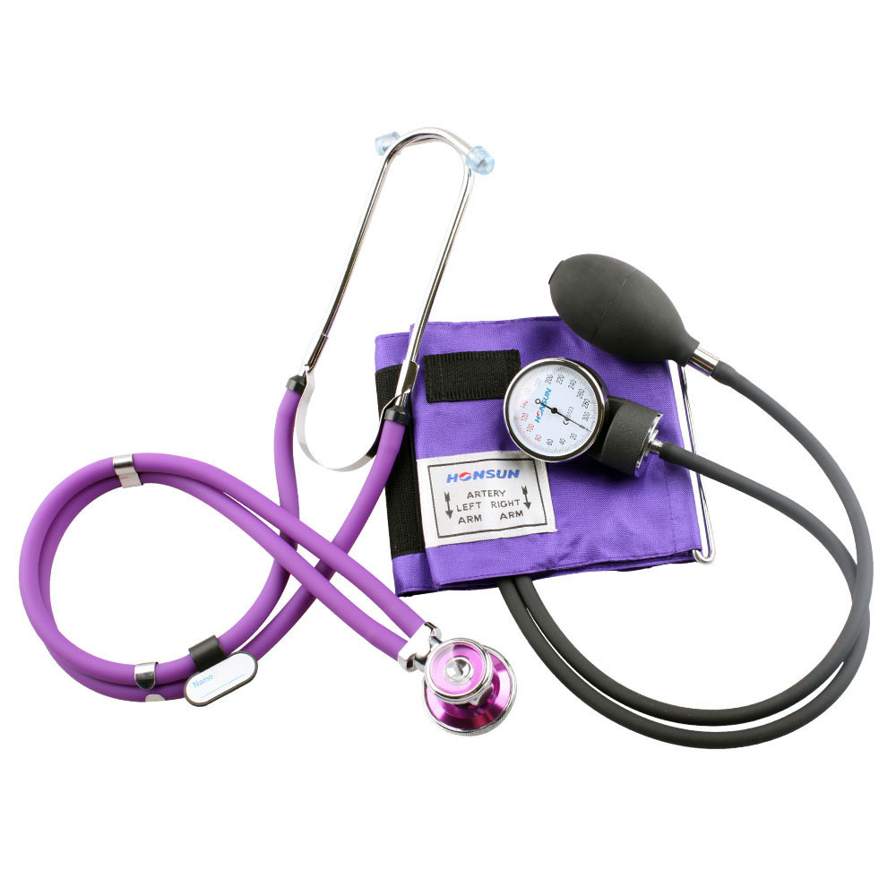 HONSUN HS-50D Medical Manual Arm Aneroid Blood Pressure Monitor Sphygmomanometer With Stethoscope