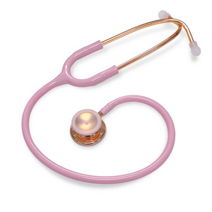 HONSUN Wholesale HS-30J Premium Dual Head Black Rose Gold Pink Precordial Id Order Stethoscope