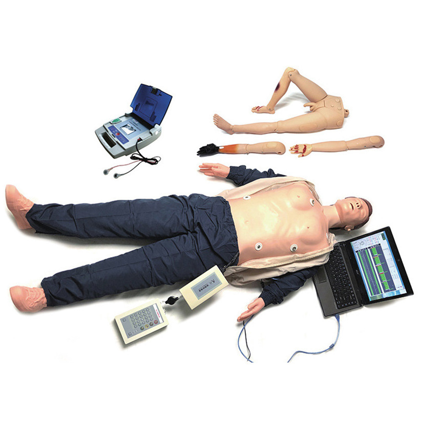 Medical teaching equipment Advanced first Aid  manikin Adult ACLS training manikin BLS Manikin