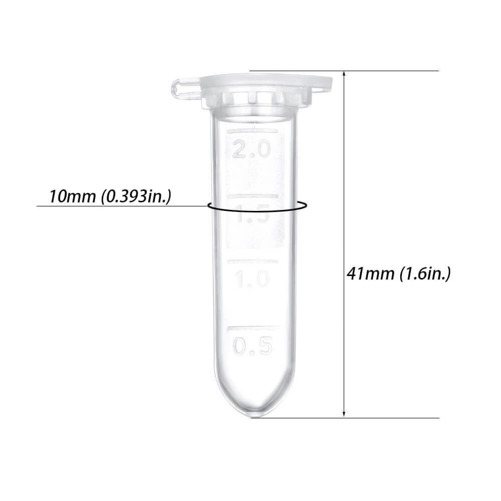 chemistry lab equipment   2ml Microcentrifuge Tubes sterilization equipment Plastic Small Vials cover tube