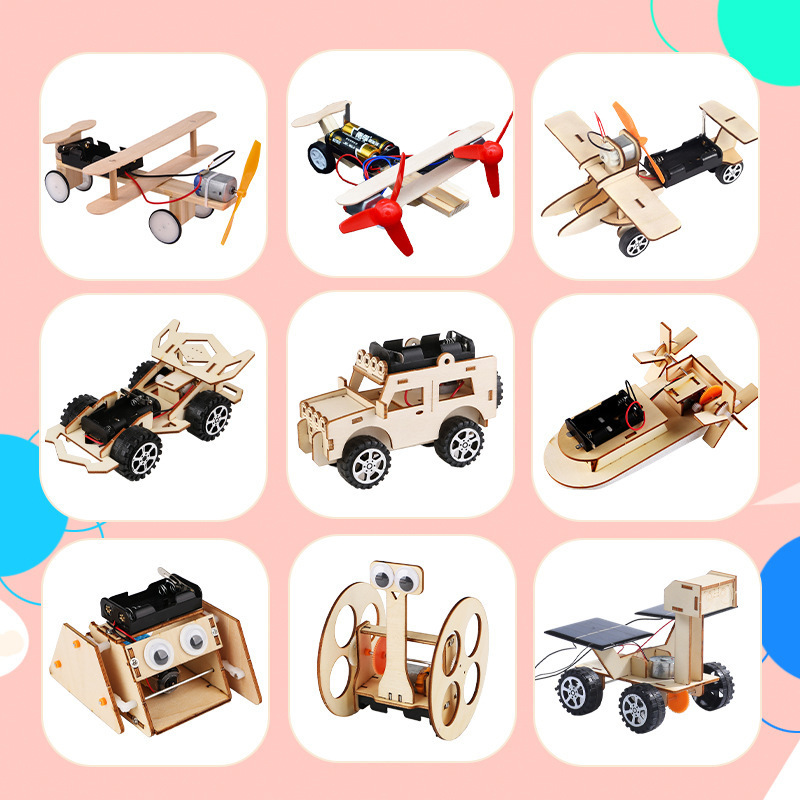 Sciedu Kids Toys Educational Jeep Car DIY Materials Bag Educational Toys for Kids Learning