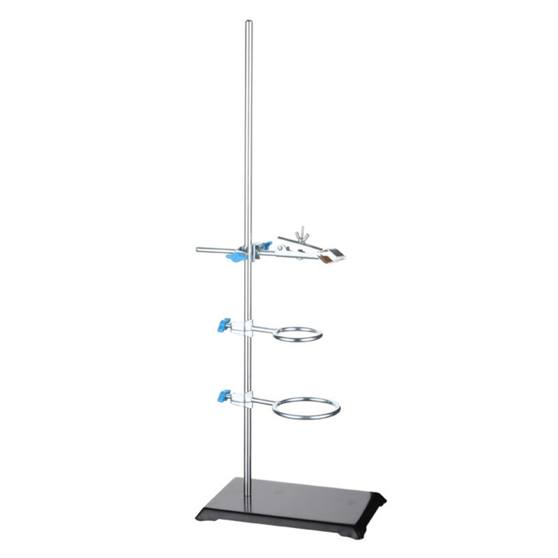 chemistry lab equipment metal lab burette  direct sale retort stand rod (steel) H Type Cast Iron Lab Retort Stand and clamp