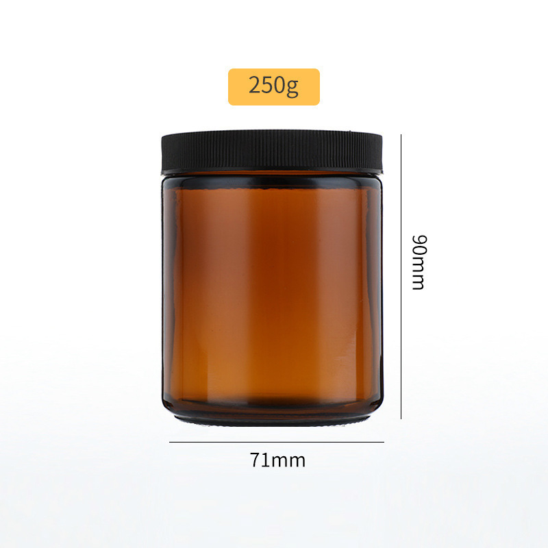 High Quality Bulk Thick Religious Plain Candle Glass Jars Container To Make Soy Wax Candles Oem