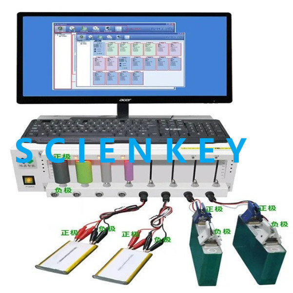 Factory price (0.6 -300 mA, upto 5V) 8 Channel Battery Analyzer- BST8-300-CST