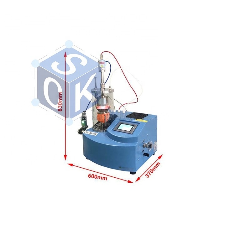 Laboratory Magnetron Plasma Sputtering Coater bench top Sputtering system for coating silver, gold and bronze on Resin Polymer