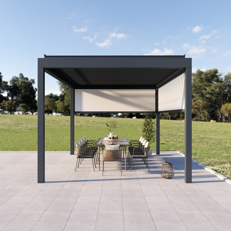 Scienlan Garden Metal Pergola Gazebo Bioclimatica Retractil Pergola Price Modern Outdoor Smart Pergola