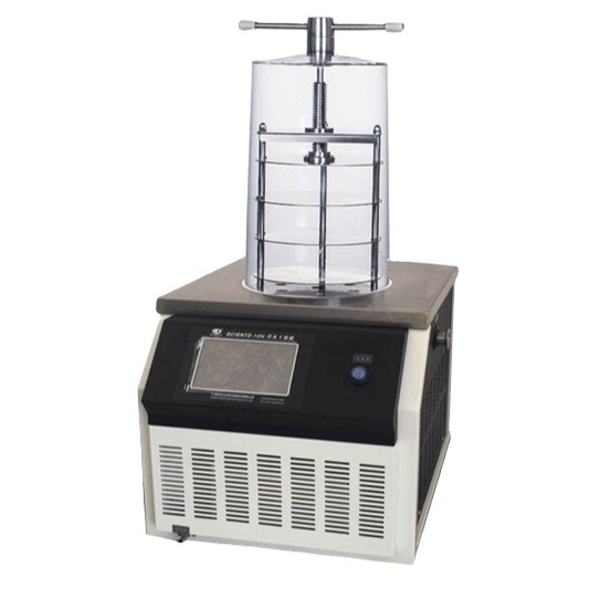 Laboratory Mini Desktop Top Press Freeze Dryer