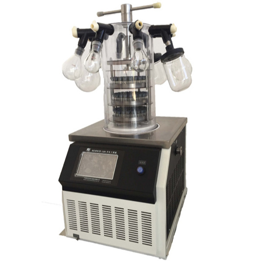 Laboratory Mini Desktop Top Press Freeze Dryer