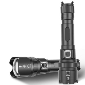 Super Bright XHP50 LED Flashlight Most Powerful led Torch Zoomable Tactical Flash Light Rechargeable Hunting LED Torch light