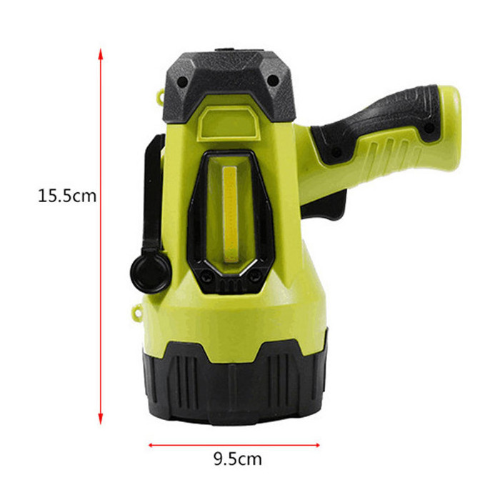 Super Bright LED Work Light Rechargeable Searchlight Powerful Handheld Flashlight Spotlight Waterproof Work Lamp Torch