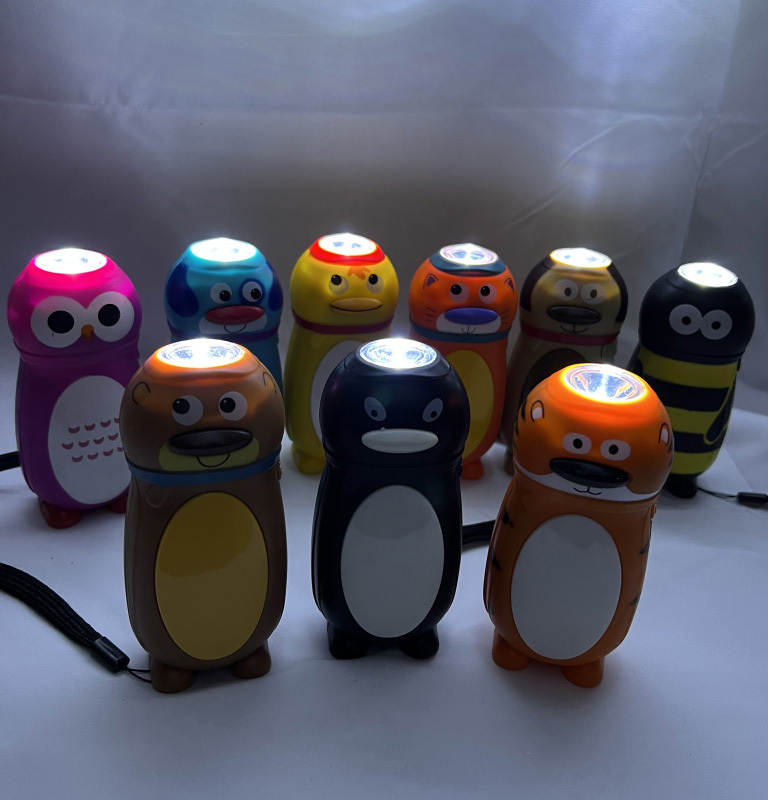 Mini Best Hand Crank Generator Animal Shape Dynamo Flashlight Torch Light,Emergency Wind Up Dynamo led Kids Flashlight Torch