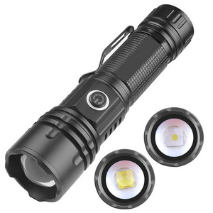 Rechargeable LED Flashlight 1000 Lumen XHP70 Super Bright Handheld led Flashlight Emergency pocket Zoomable led torch