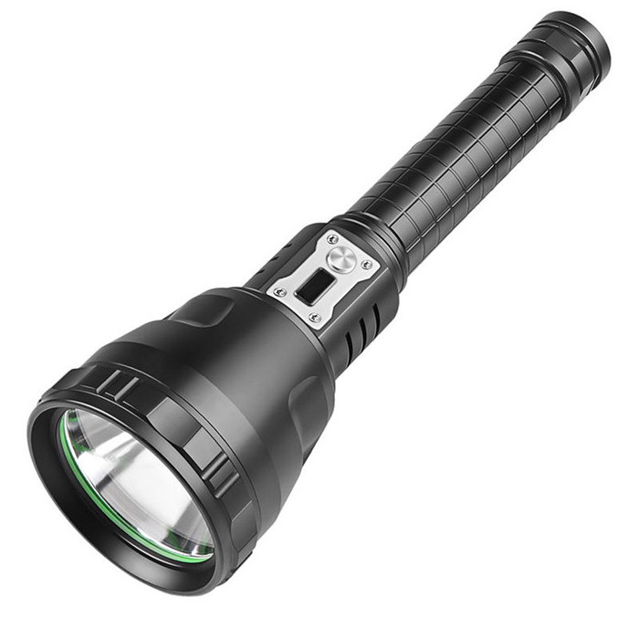 Portable Tactical LED Flashlight Rechargeable XHP70 Super Bright LED Torch Powerful hunting Flashlight for Outdoor Emergency