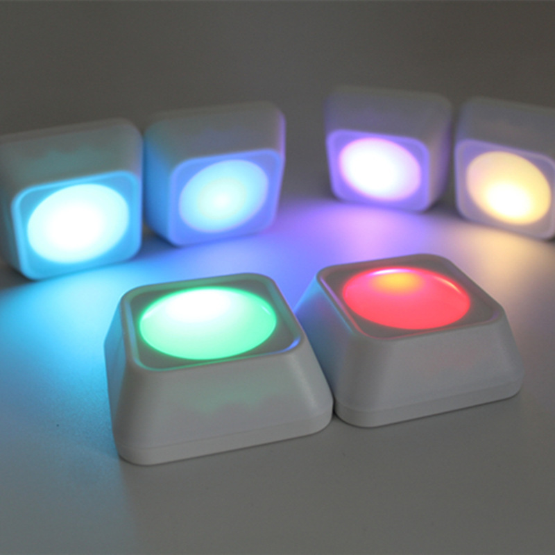 Wireless LED Puck Light 3 Pack With Remote Control RGB Under Cabinet Lighting Closet Light