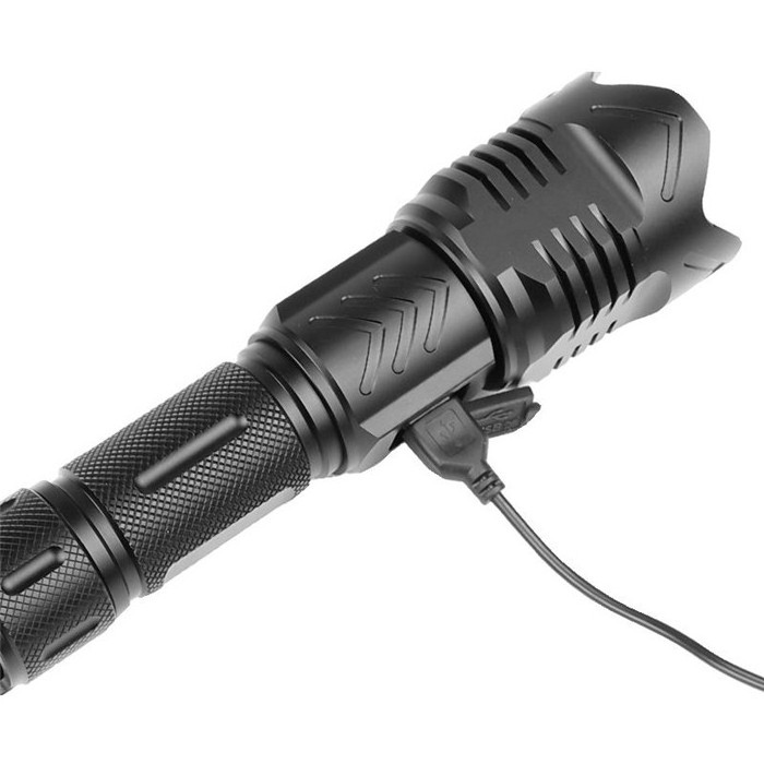 XHP90 LED High Power Flashlight 1800LM USB Rechargeable Zoomable Led Torch Waterproof Camping Hunting Self-defense Torch 18650