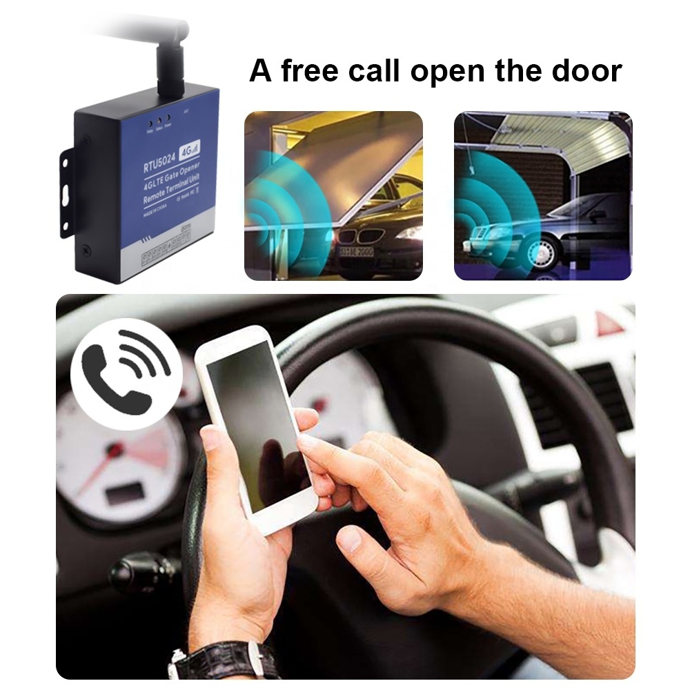 RTU5024 4G/GSM Smartphone Remote Door Opener 4G Door Opener Anti-Theft Remote Controller Module Wireless Controller