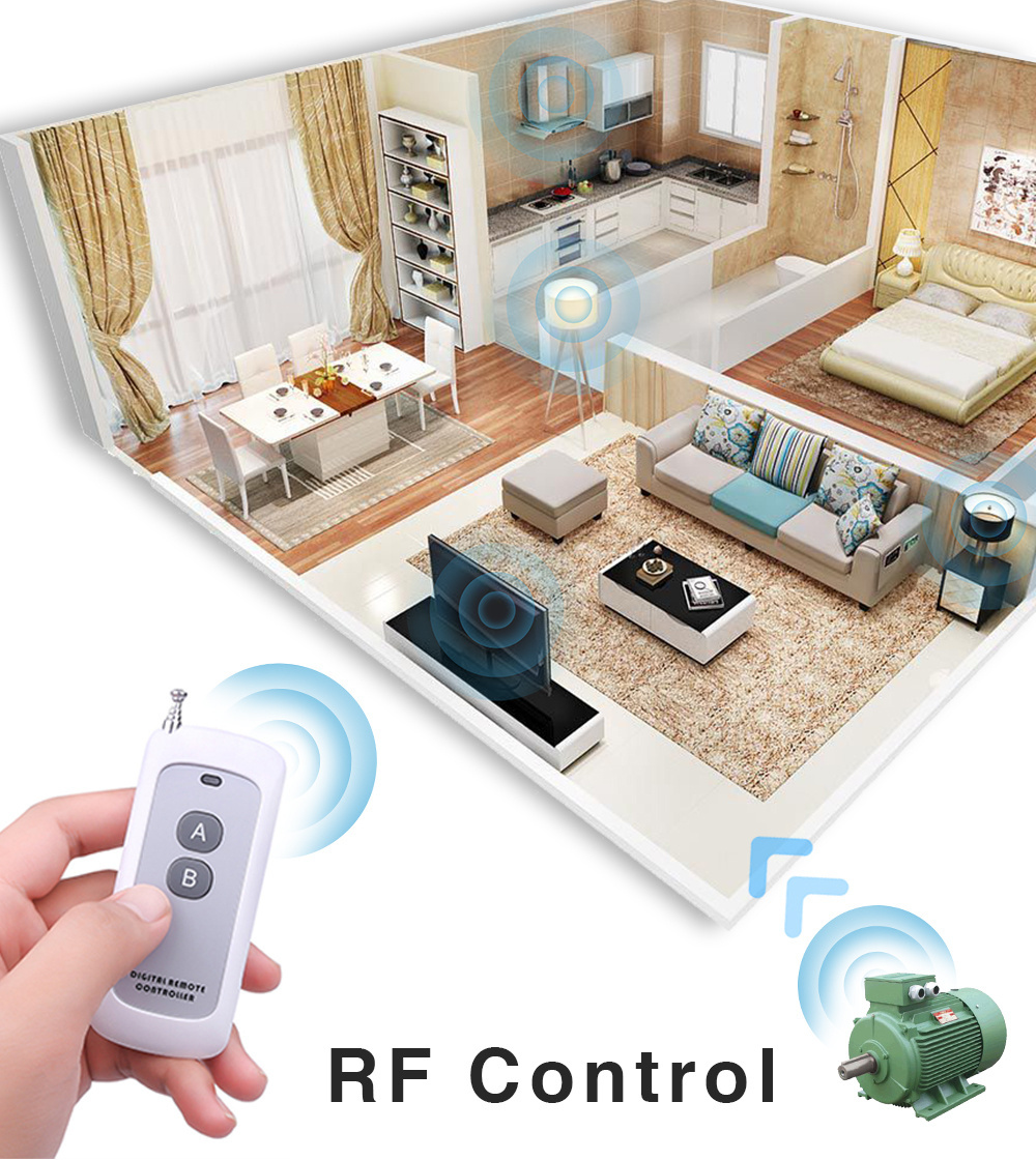 EWELINK Motor Remote Control Switch Input Output DC 7-32V 12V 24V 10A Controller On Off RF Receiver Timer Work With Alexa IFTTT