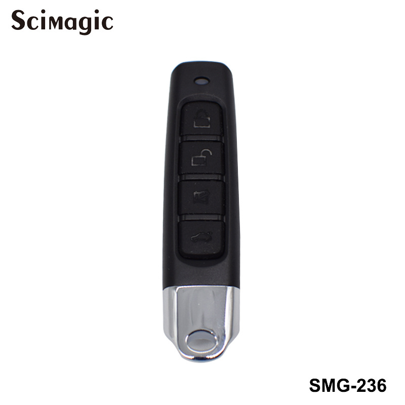 SMG-236 Multicolor 433MHz Smart Garage Door Remote Controller Controller Silicone Button Keychain 4 Button Wireless Switch