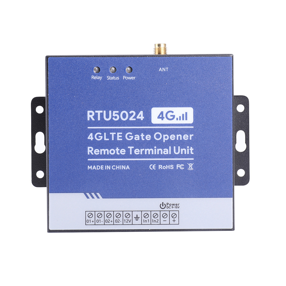 RTU5024 4G GSM Gate Opening System Access Controller Relay DC 12V RTU 5024 For Electric Gate Garage Door Shutters Railing