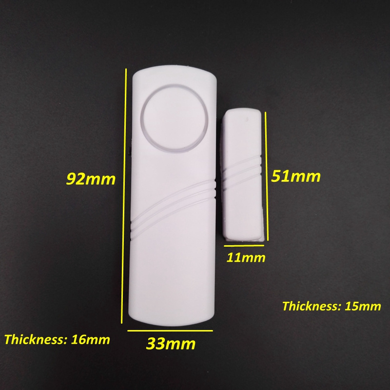 Independent window Door Open / Closed Detectors magnetic contact alarm sensor With 90Db Buzzer Burglar Security Alarm